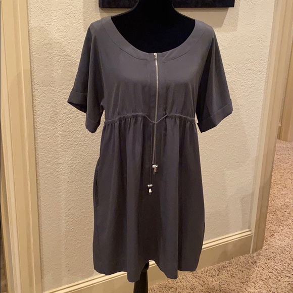 h and m grey dress